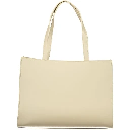 Beige Polyethylene Handbag