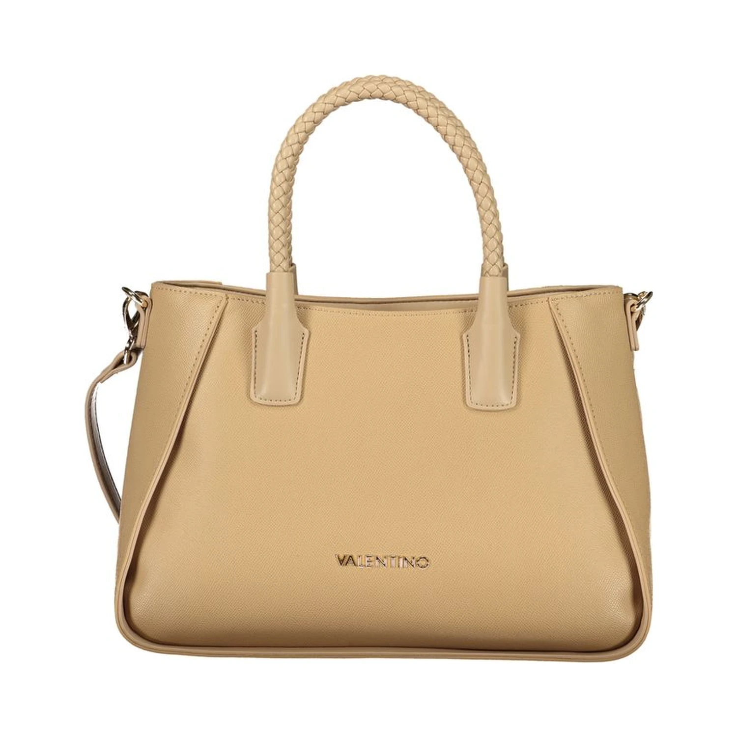 Beige Polyethylene Handbag