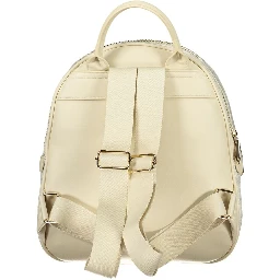 Beige Polyethylene Backpack