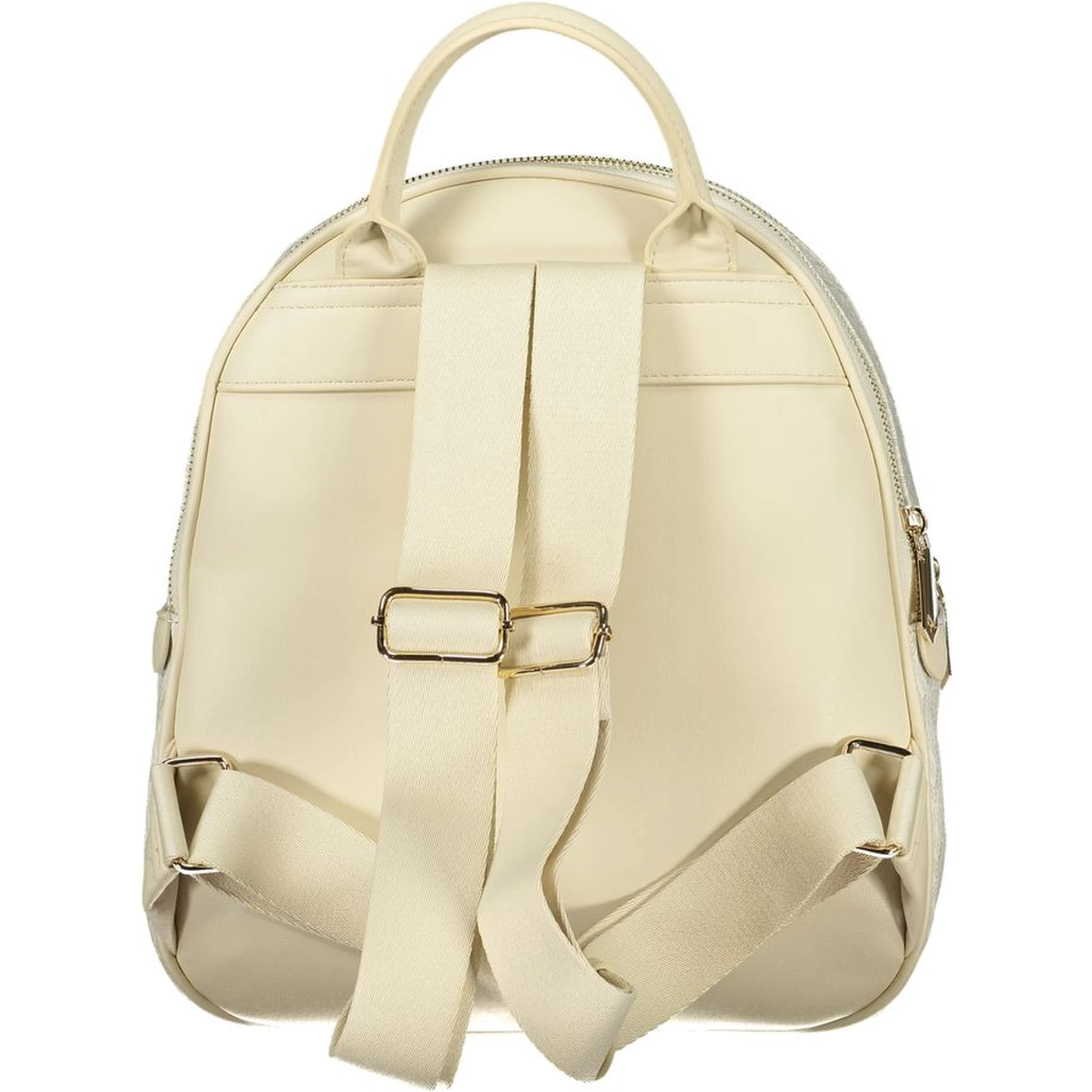 Beige Polyethylene Backpack