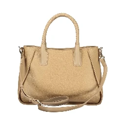 Beige Polyethylene Handbag