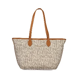 Beige Polyethylene Handbag