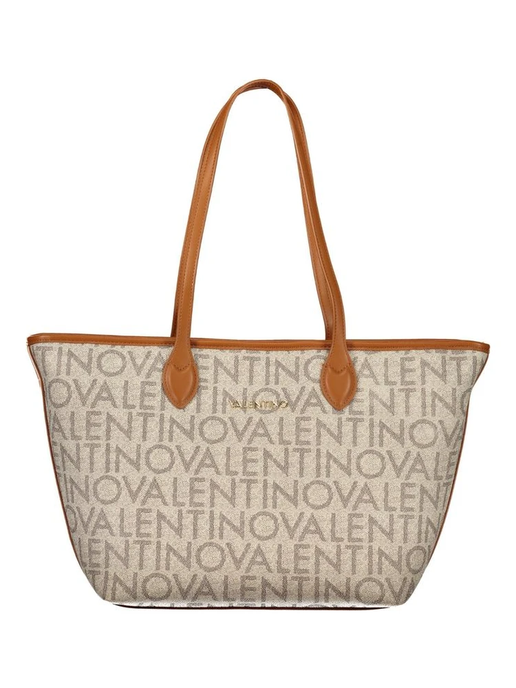 Beige Polyethylene Handbag
