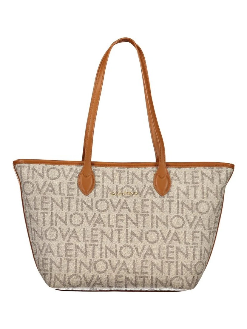 Beige Polyethylene Handbag