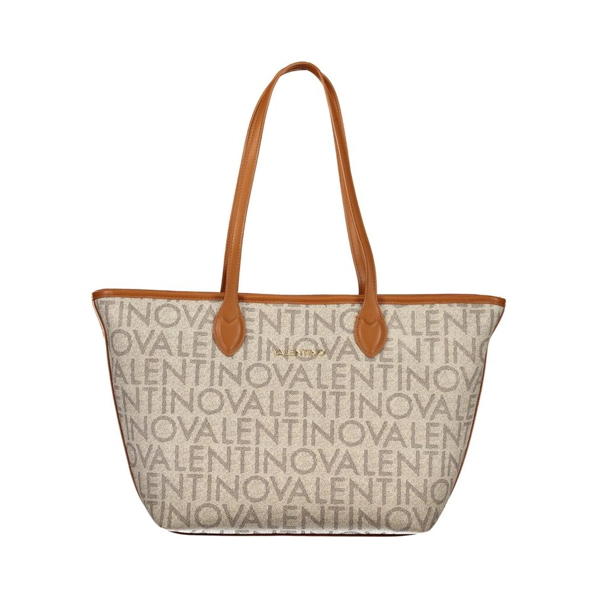Beige Polyethylene Handbag