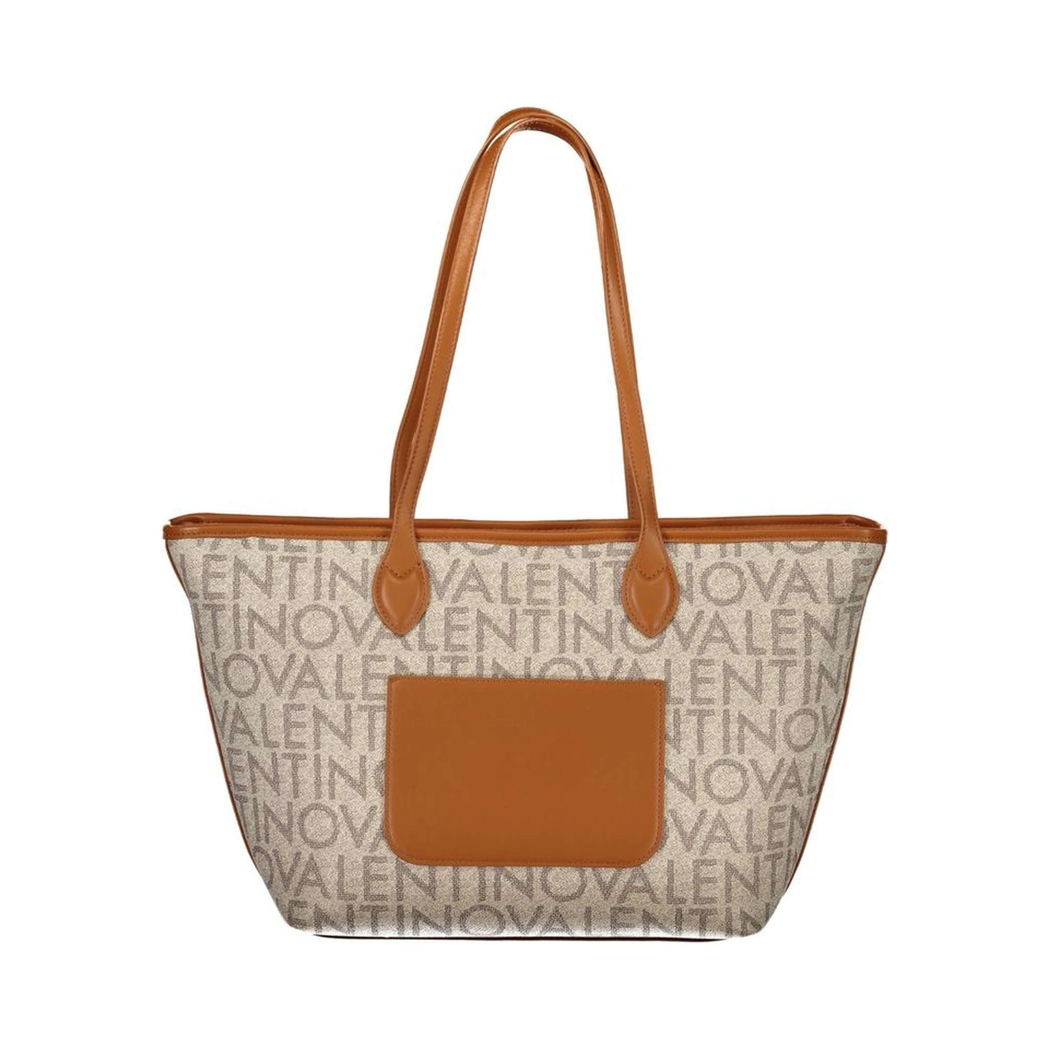 Beige Polyethylene Handbag