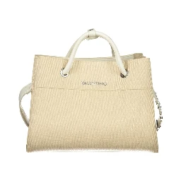 Beige Polyethylene Handbag