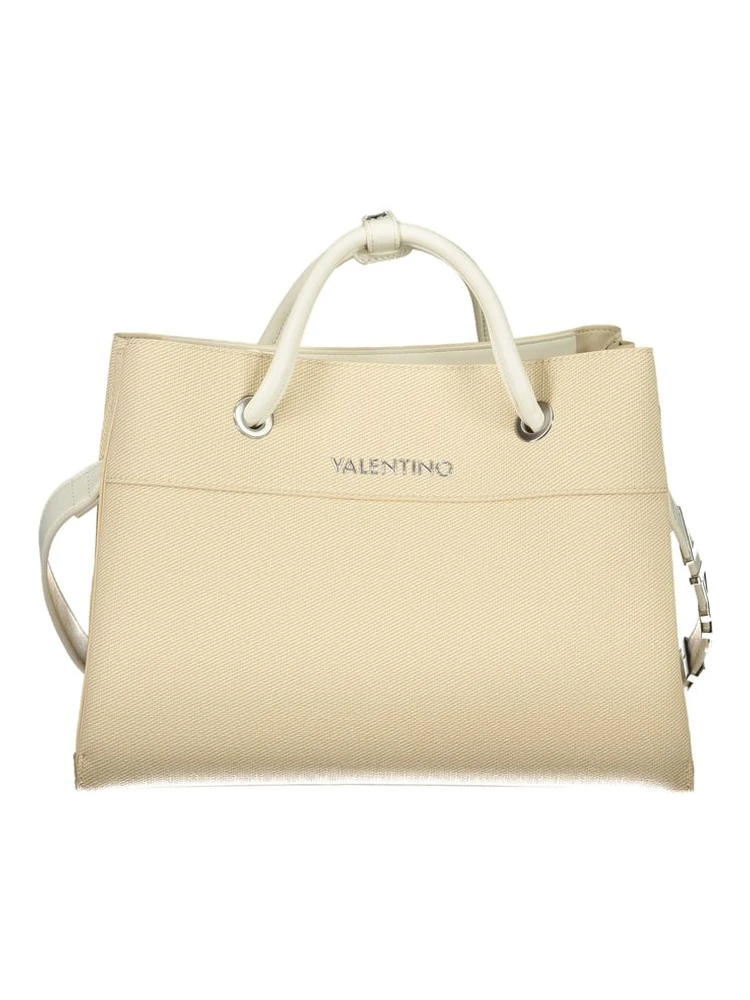 Beige Polyethylene Handbag