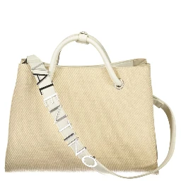 Beige Polyethylene Handbag
