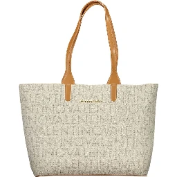 Beige Polyethylene Handbag