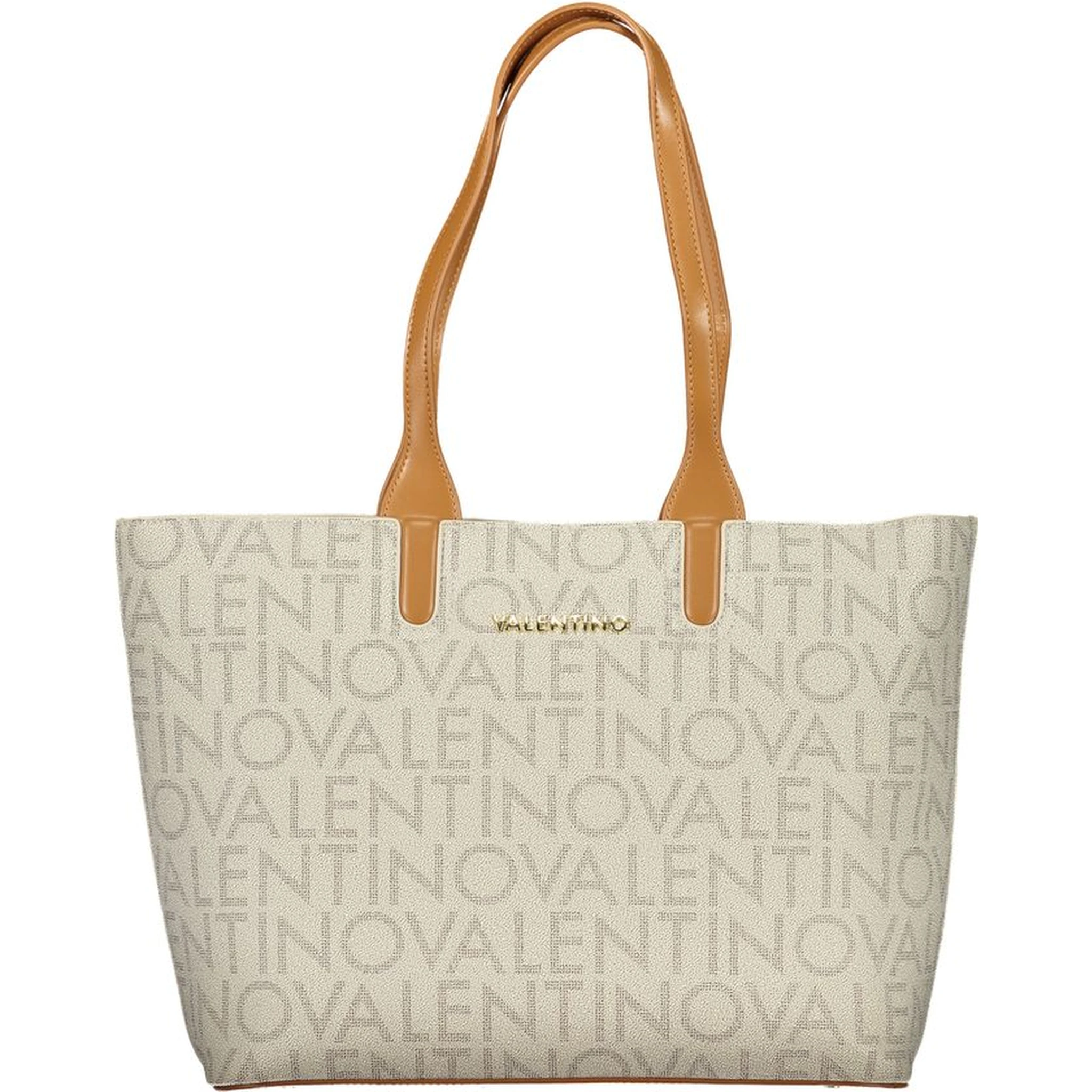Beige Polyethylene Handbag
