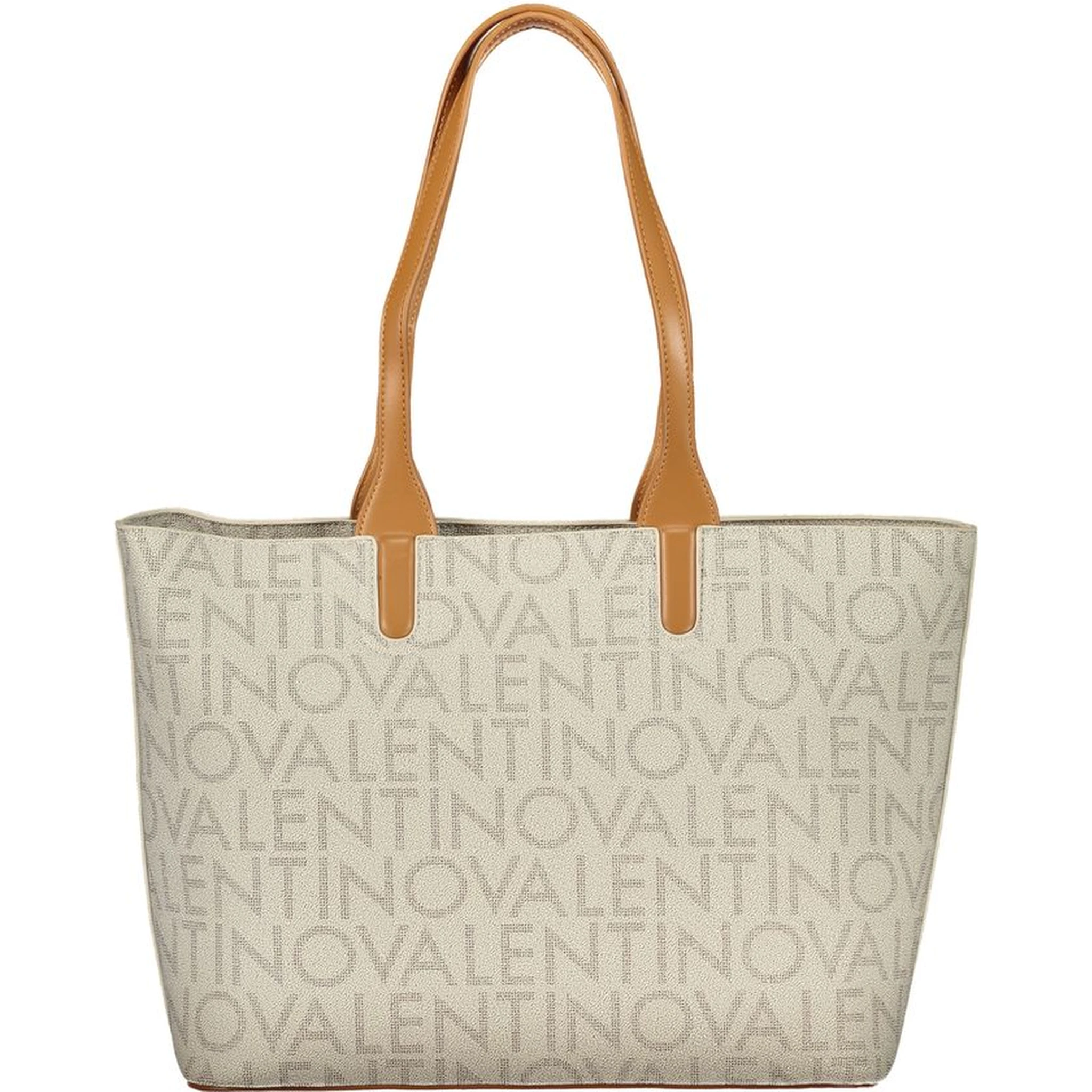 Beige Polyethylene Handbag