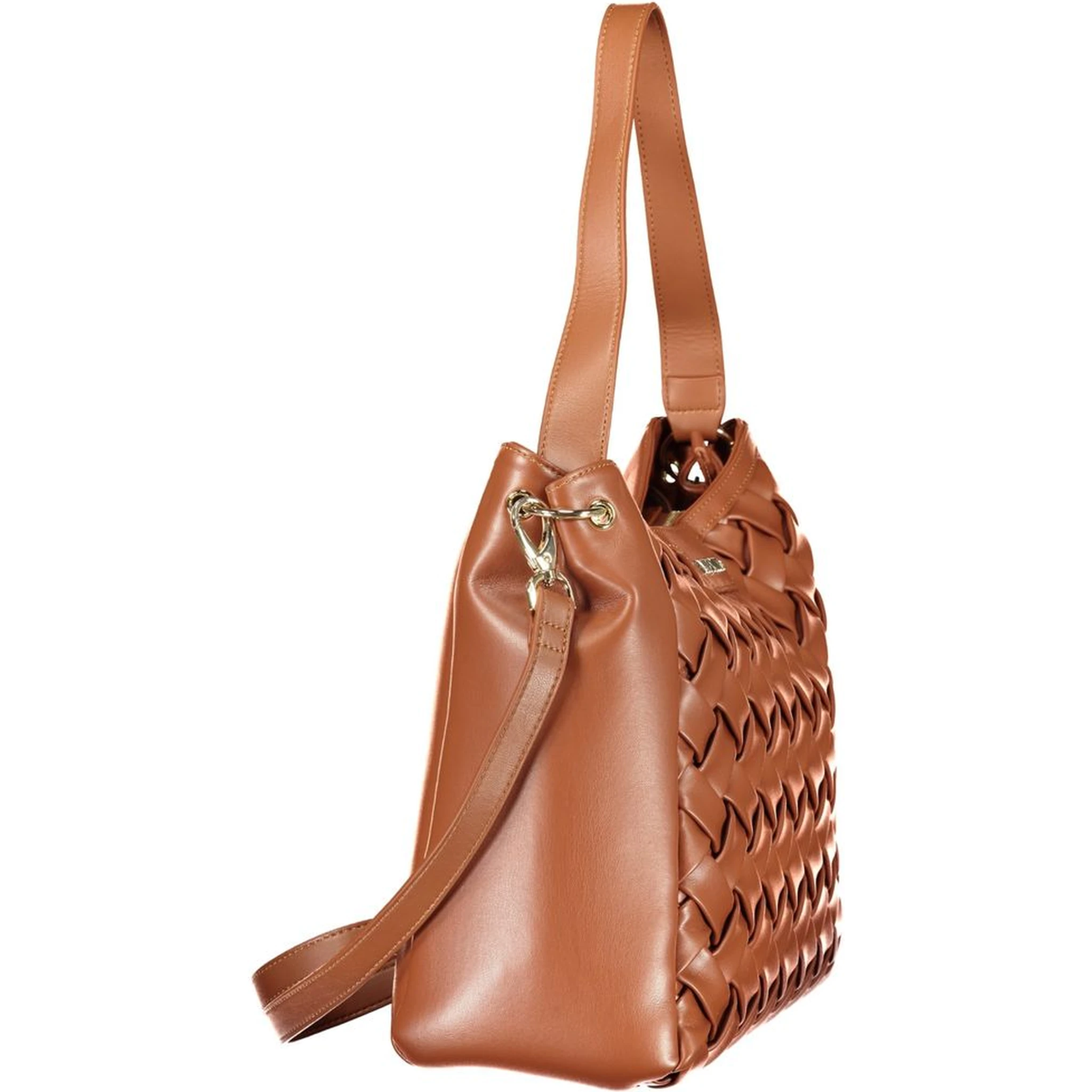 Brown Polyethylene Handbag