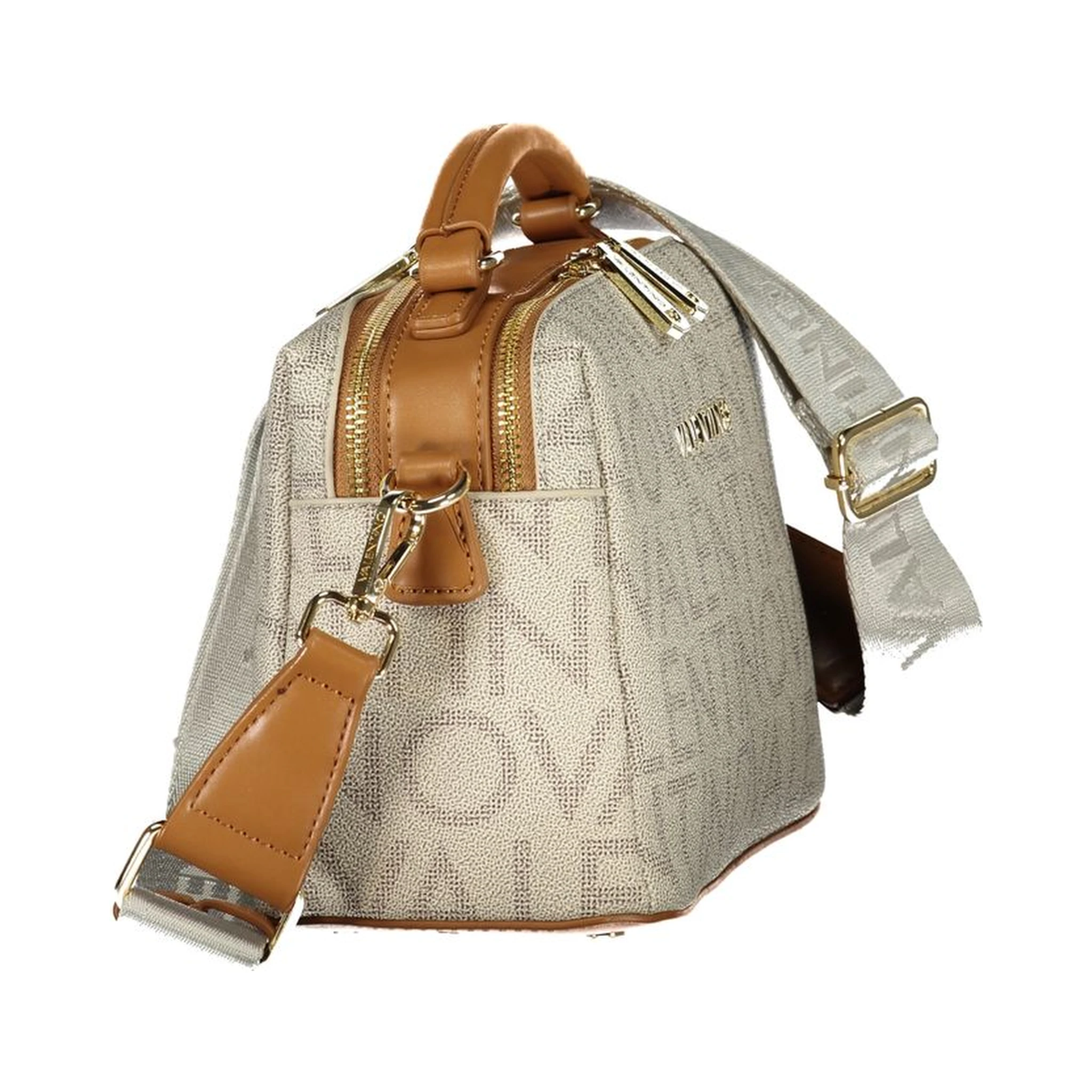 Beige Polyethylene Handbag