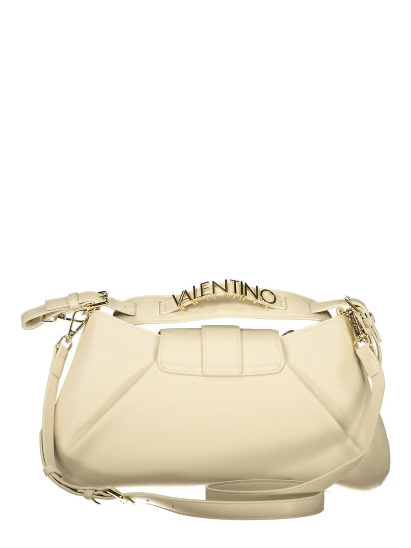 Beige Polyethylene Handbag