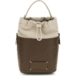 Brown Calf Leather Bos Taurus Backet Bag