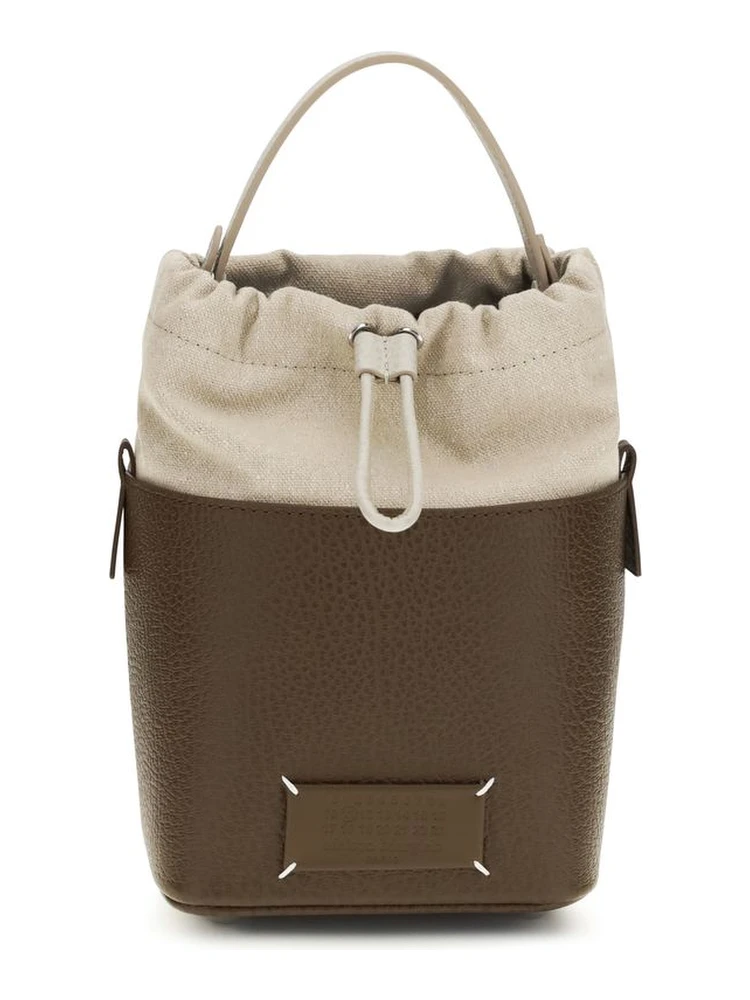 Brown Calf Leather Bos Taurus Backet Bag