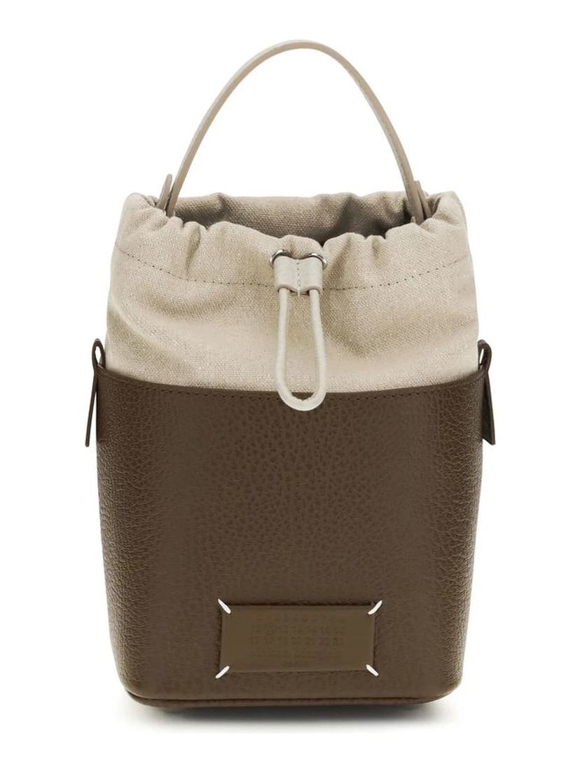 Brown Calf Leather Bos Taurus Backet Bag