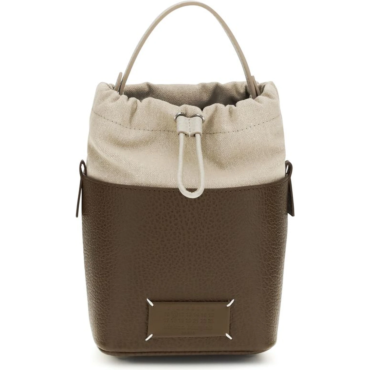 Brown Calf Leather Bos Taurus Backet Bag