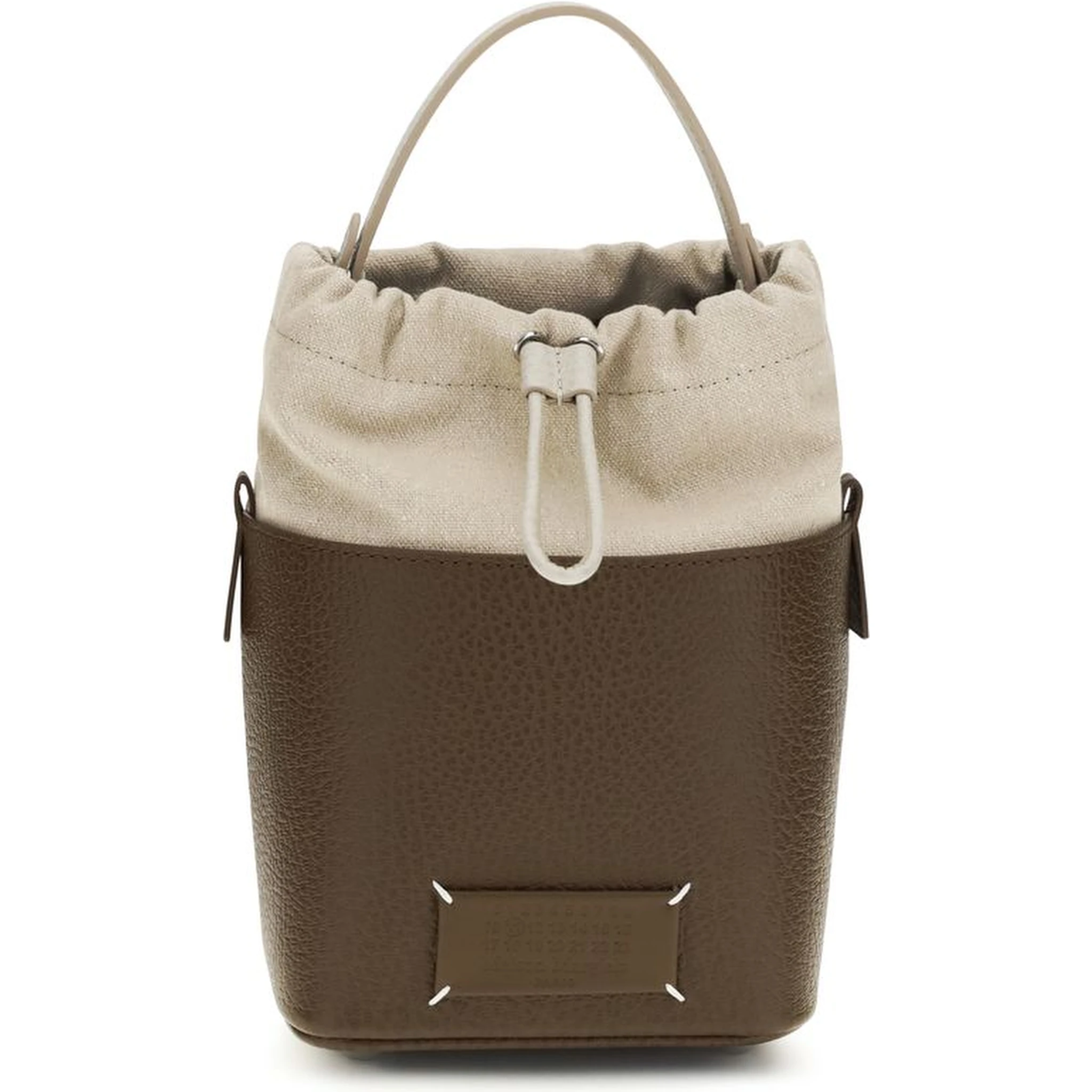 Brown Calf Leather Bos Taurus Backet Bag