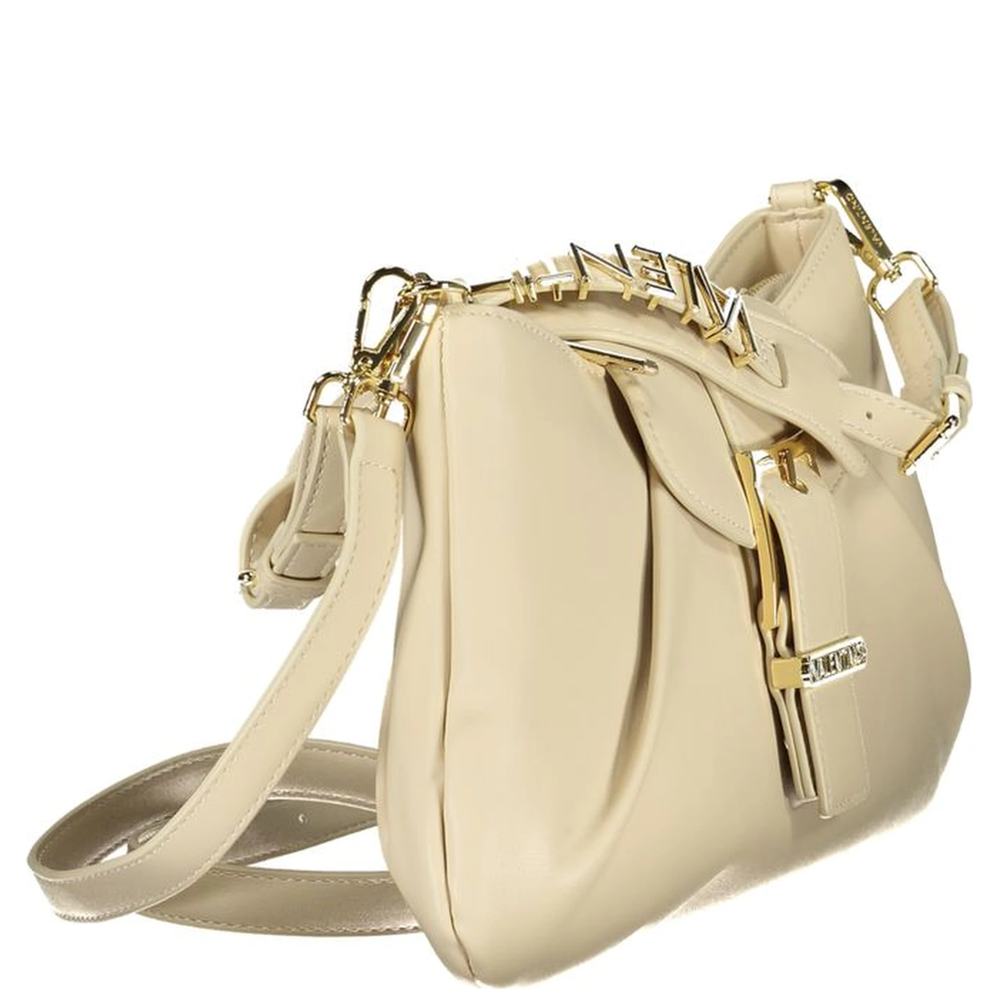 Beige Polyethylene Handbag