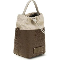 Brown Calf Leather Bos Taurus Backet Bag