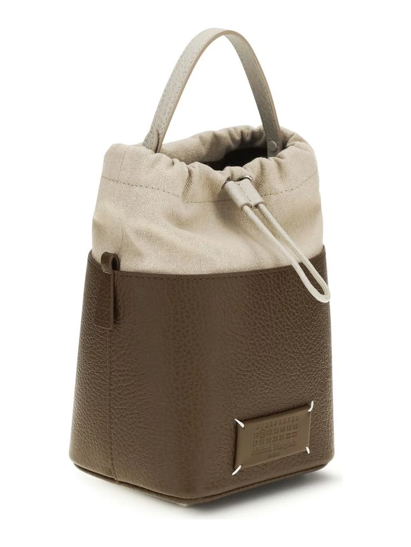 Brown Calf Leather Bos Taurus Backet Bag