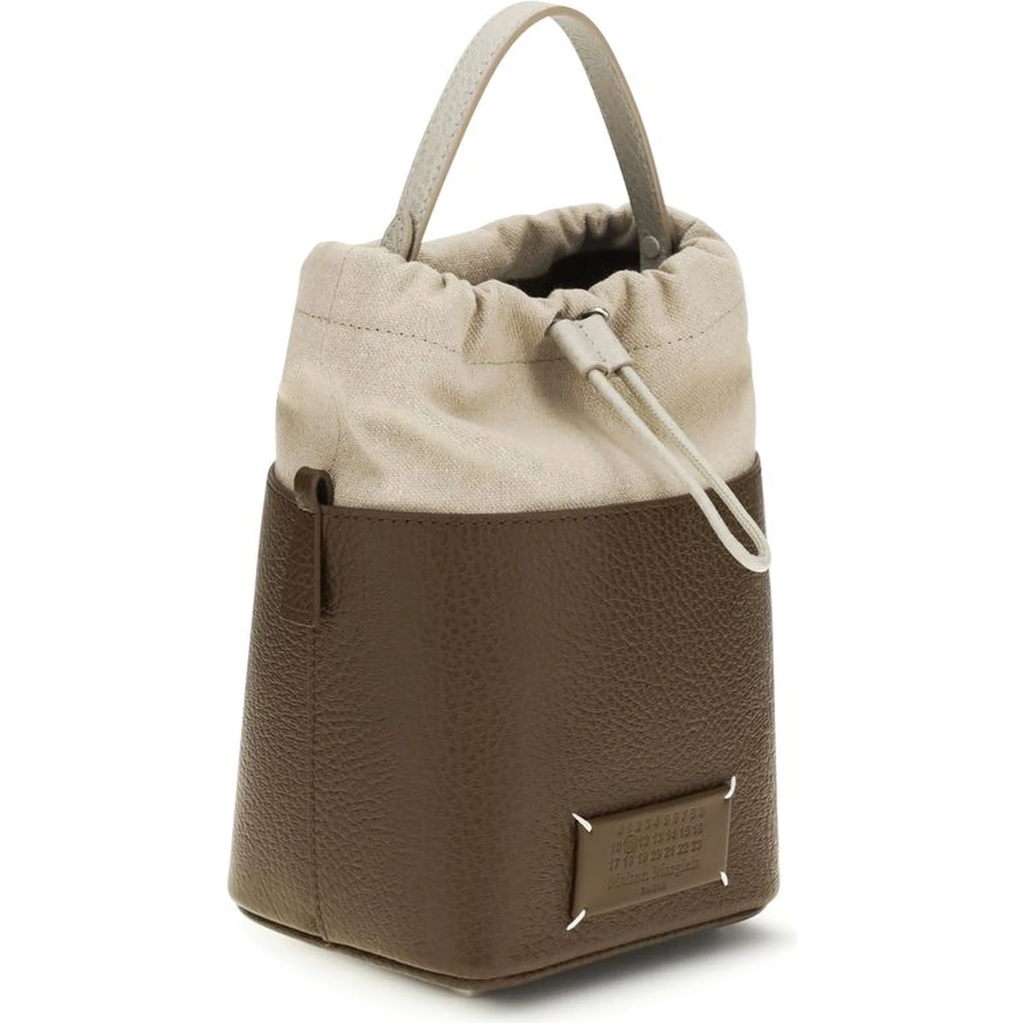 Brown Calf Leather Bos Taurus Backet Bag