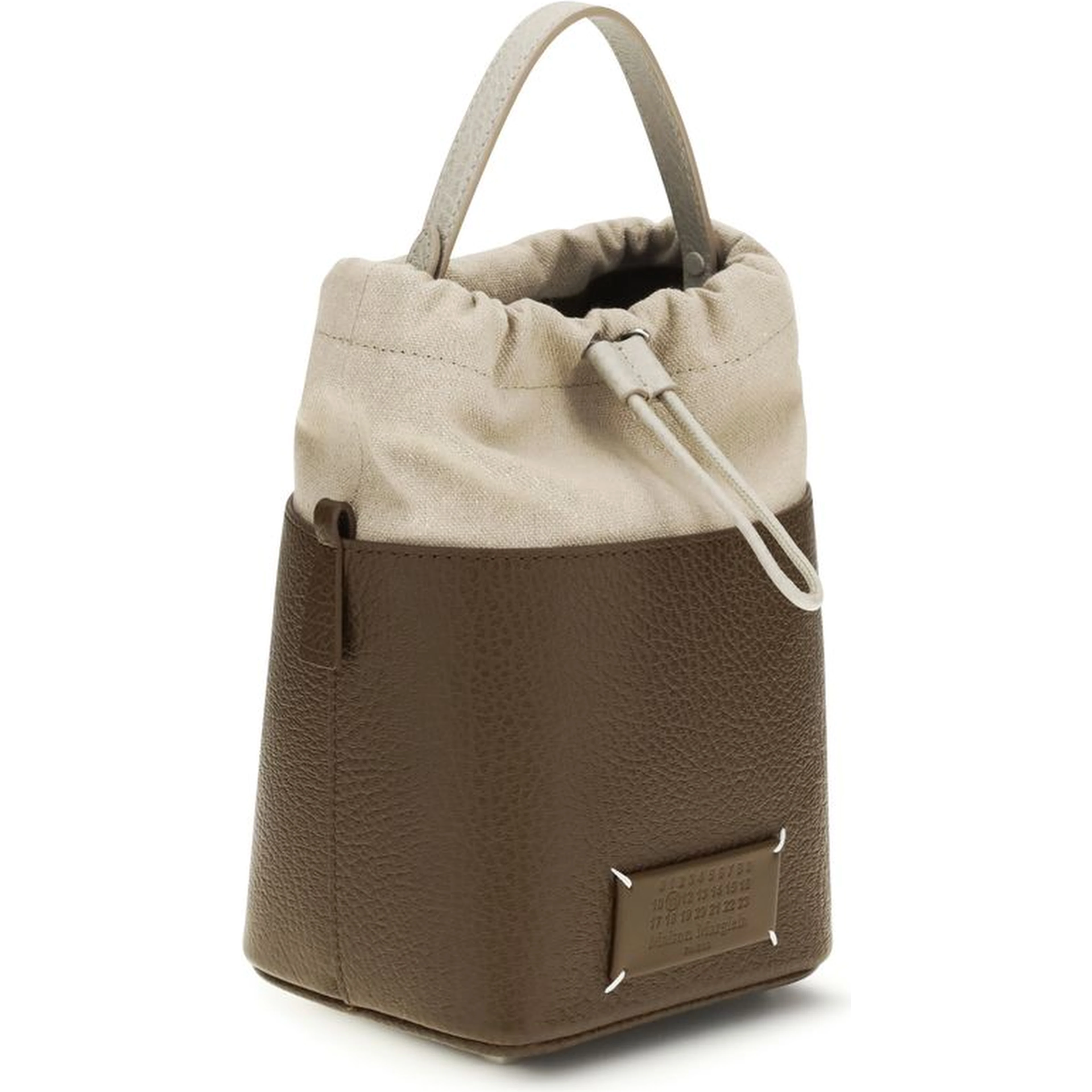 Brown Calf Leather Bos Taurus Backet Bag