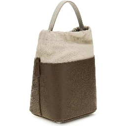 Brown Calf Leather Bos Taurus Backet Bag
