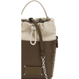 Brown Calf Leather Bos Taurus Backet Bag