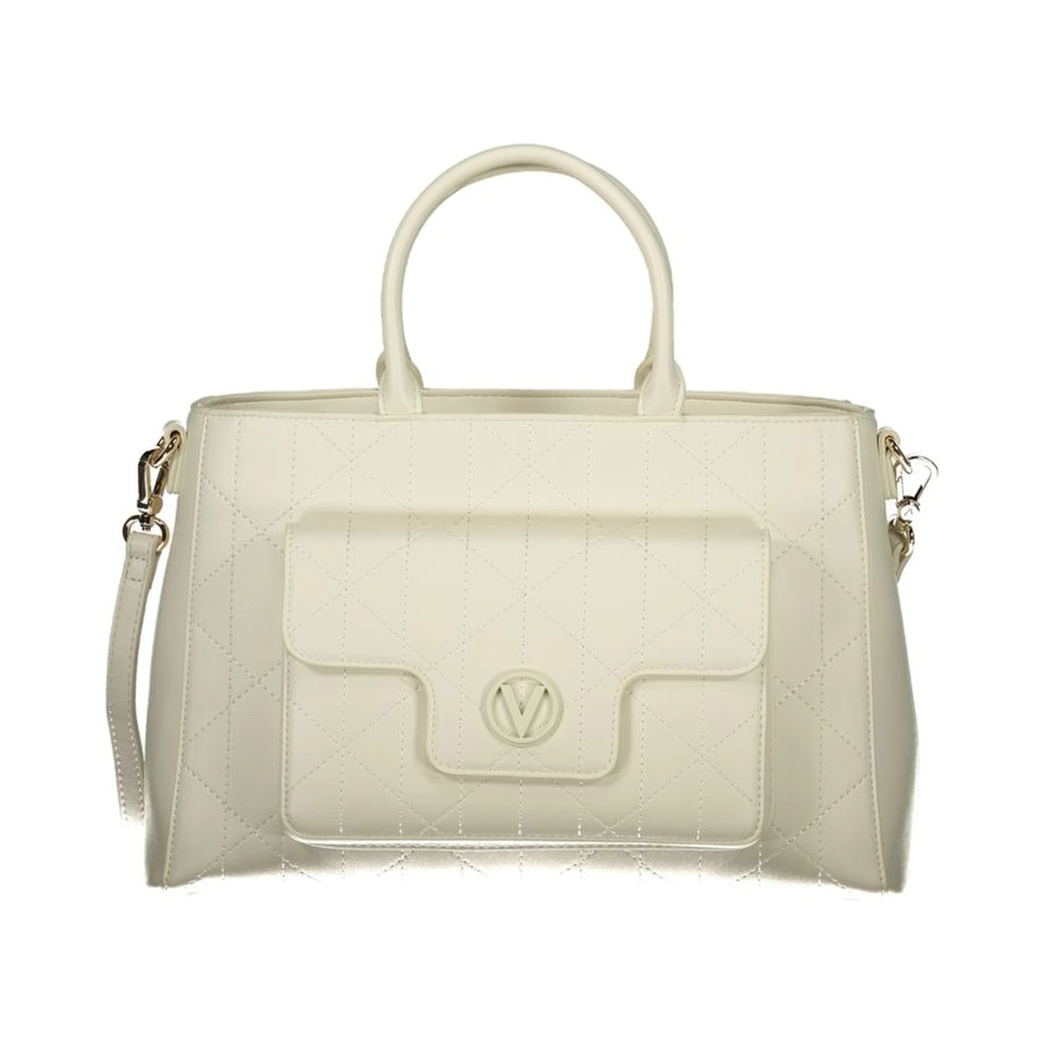White Polyurethane Women's Bag