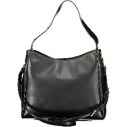 Black Polyurethane Women's Bag