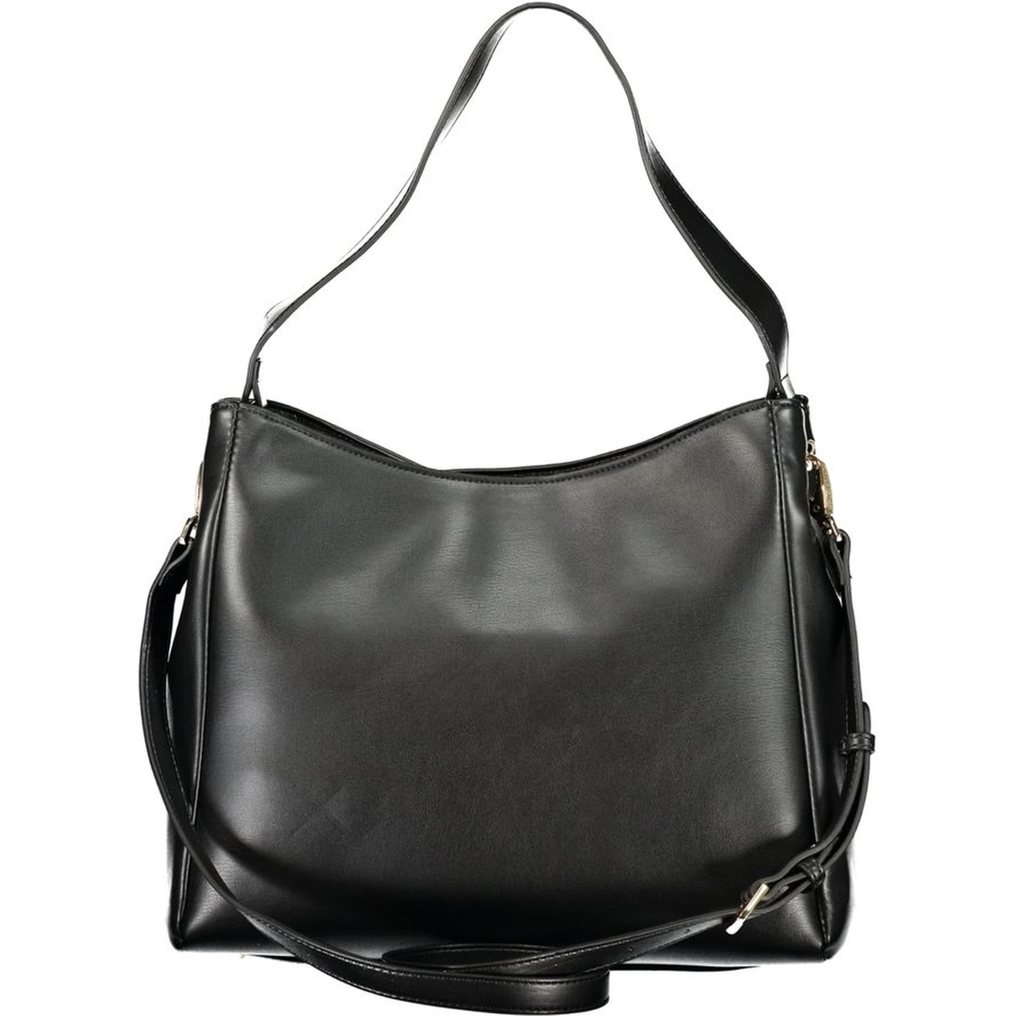 Black Polyurethane Women's Bag