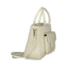 White Polyurethane Women's Bag