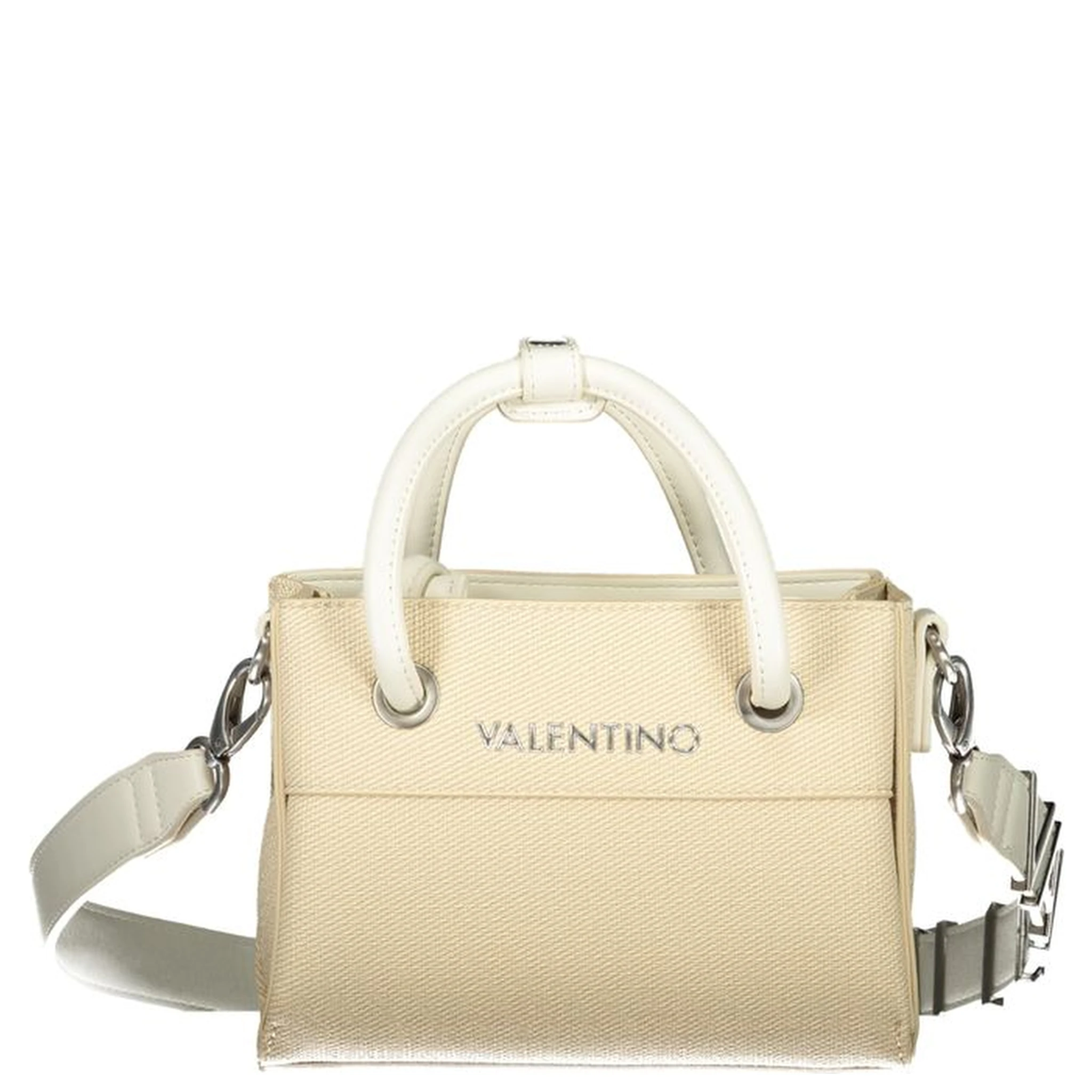 White Polyurethane Womens Bag