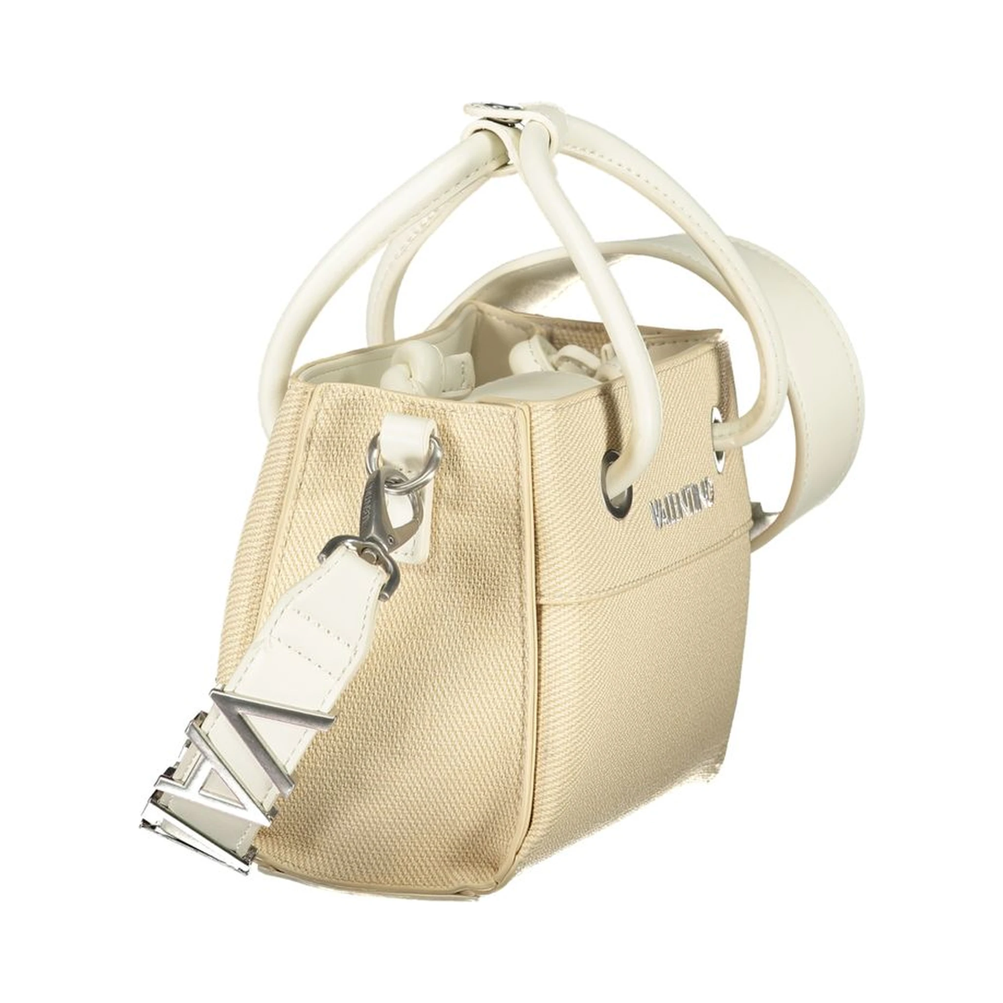 White Polyurethane Womens Bag