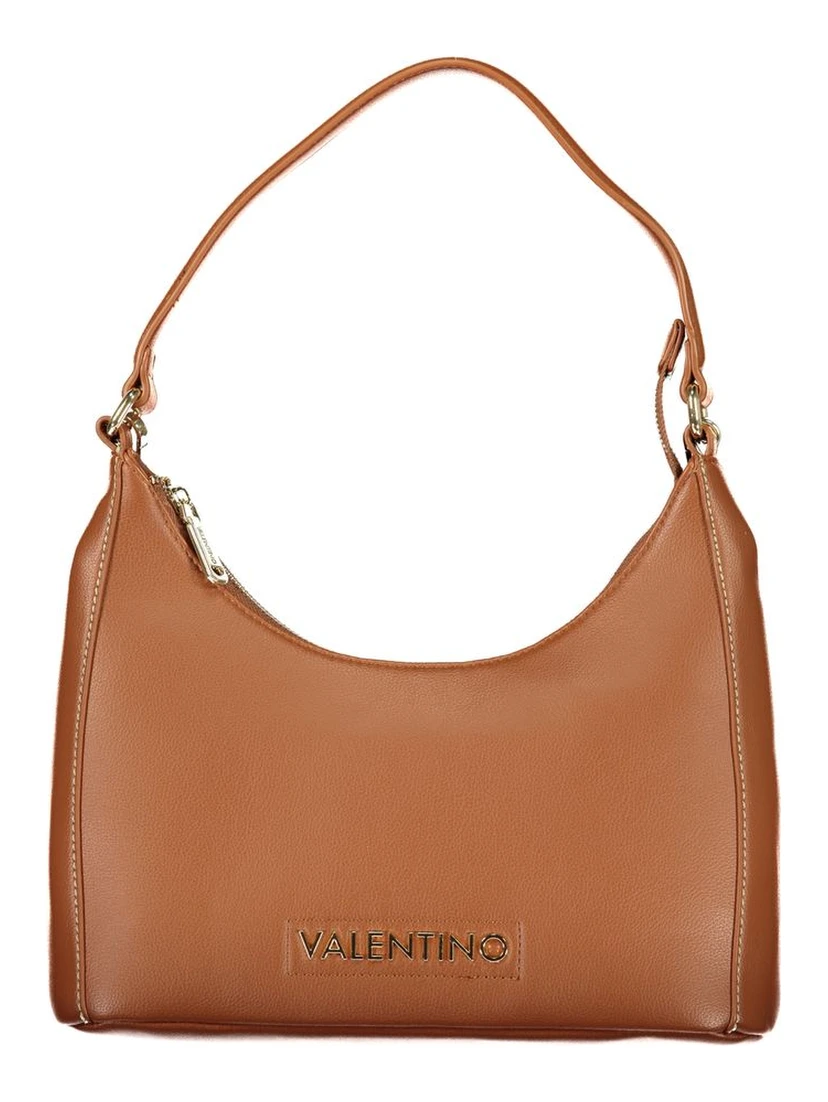Brown Polyurethane Womens Bag