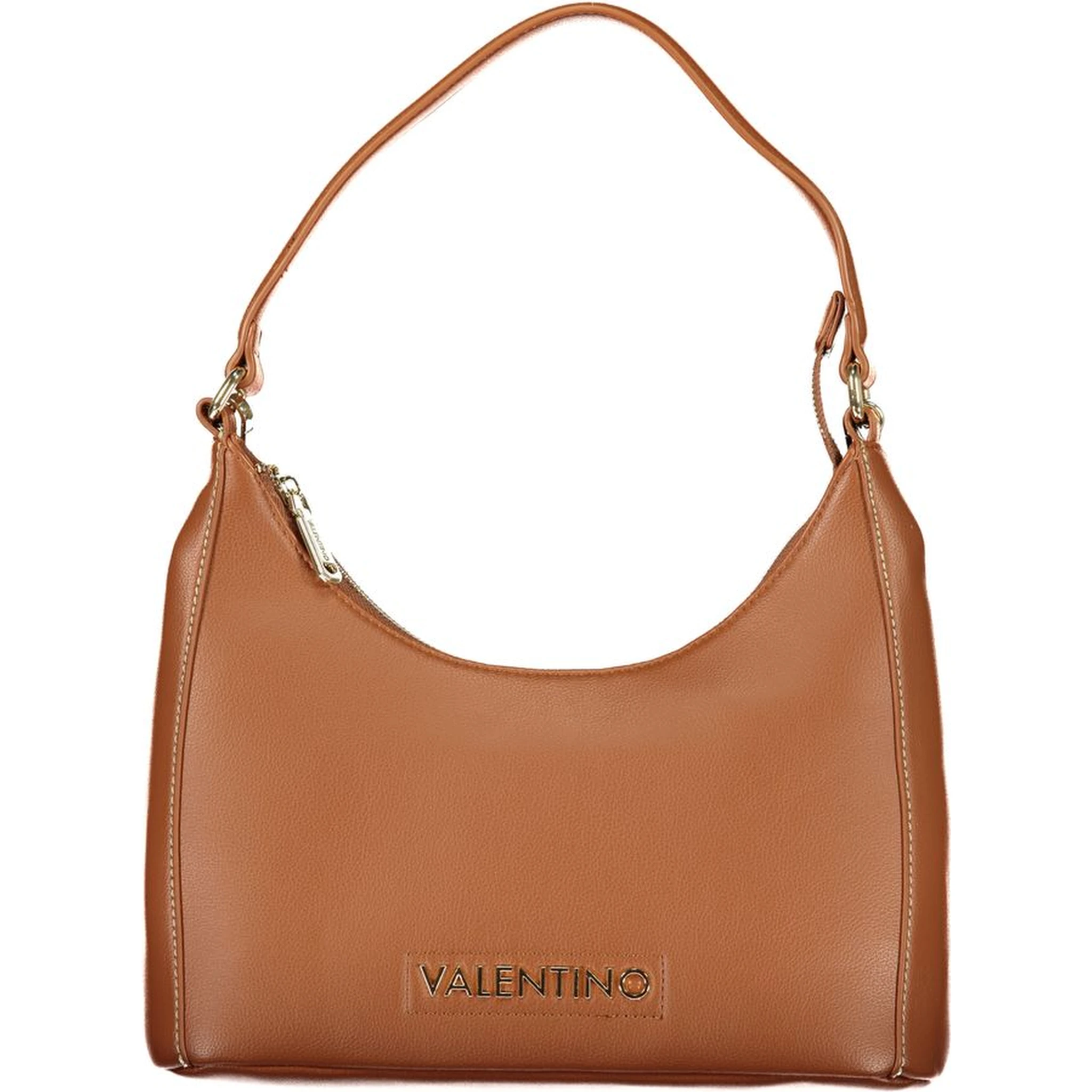 Brown Polyurethane Womens Bag
