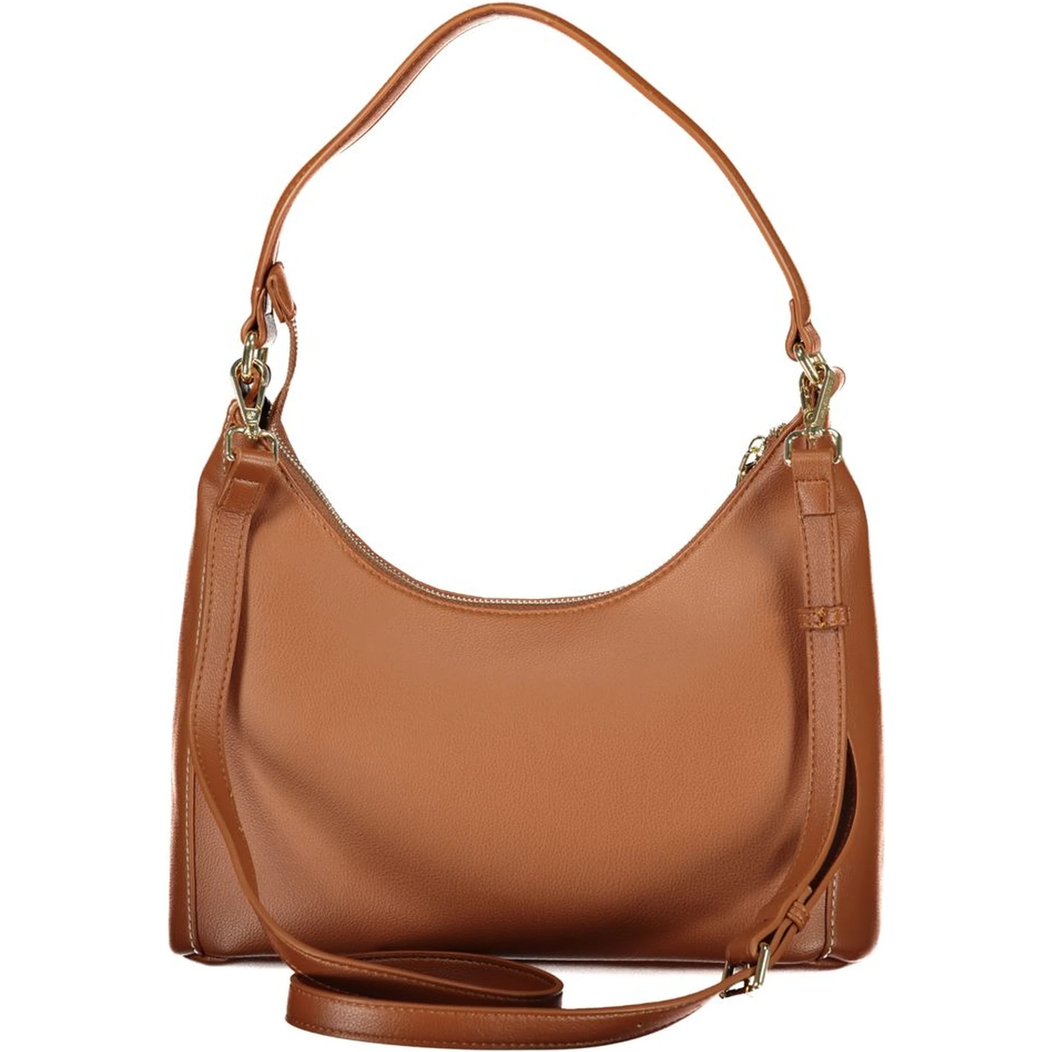Brown Polyurethane Womens Bag