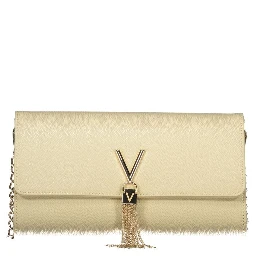 Beige Polyurethane Womens Bag