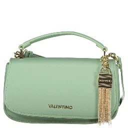 Verde Polyurethane Women's Bag with Pocket and Compartments
