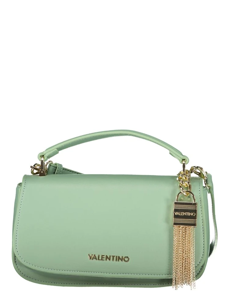 Verde Polyurethane Women's Bag with Pocket and Compartments
