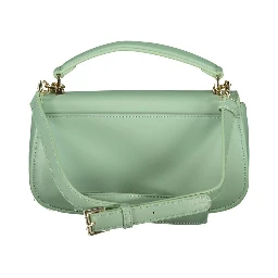 Verde Polyurethane Women's Bag with Pocket and Compartments