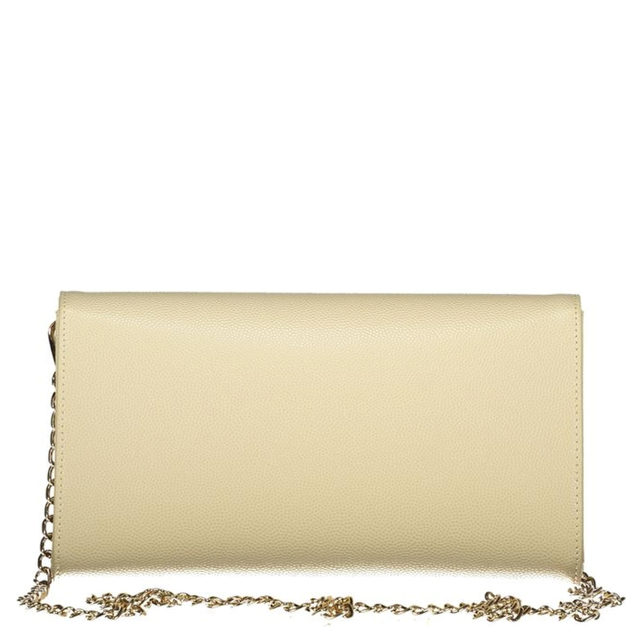 Beige Polyurethane Womens Bag