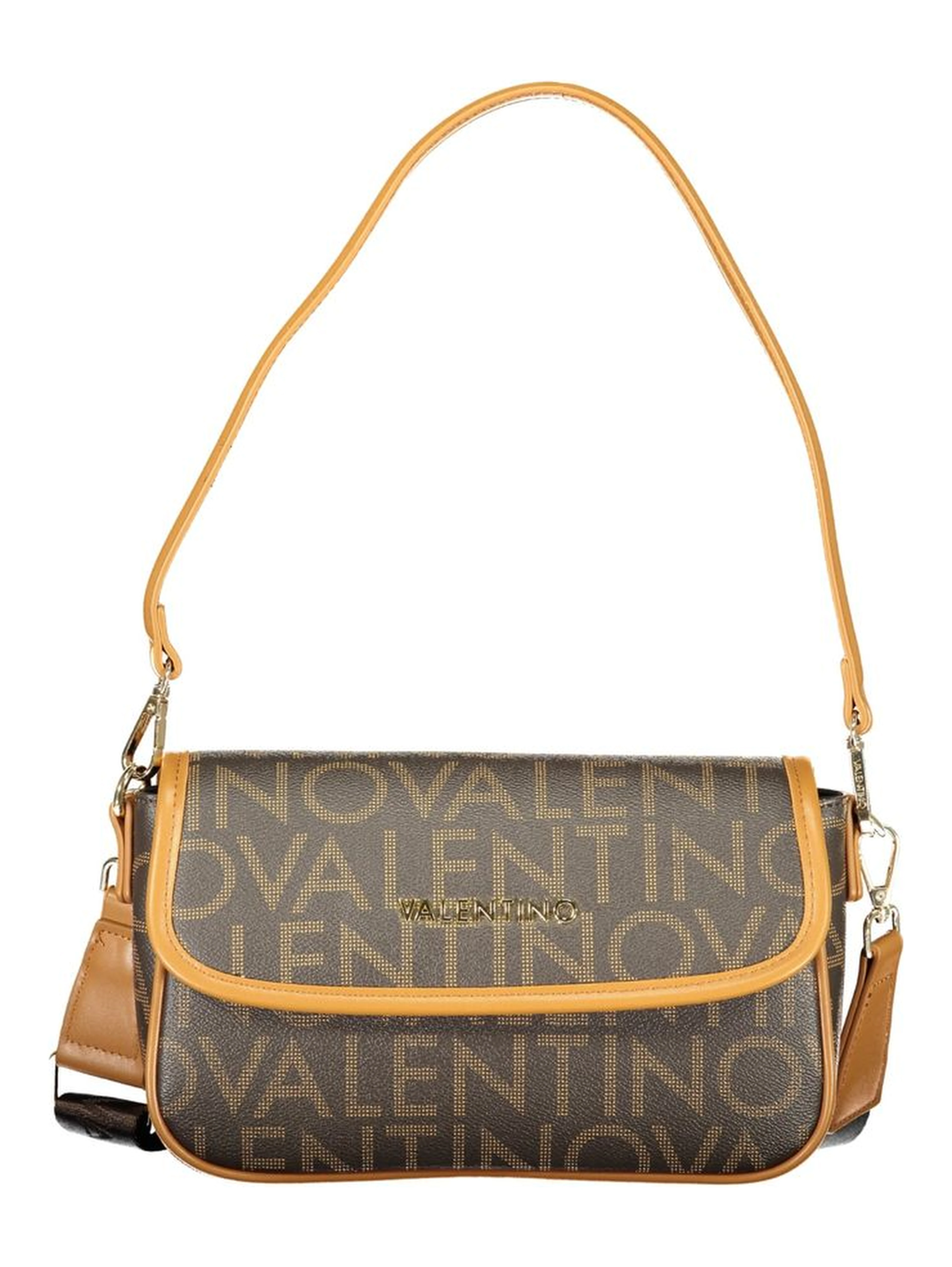 Brown Polyurethane Donna Bag