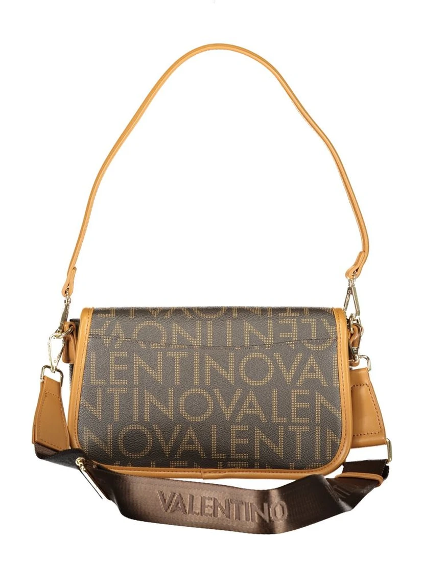 Brown Polyurethane Donna Bag
