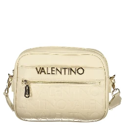 Beige Polyurethane Women's Bag