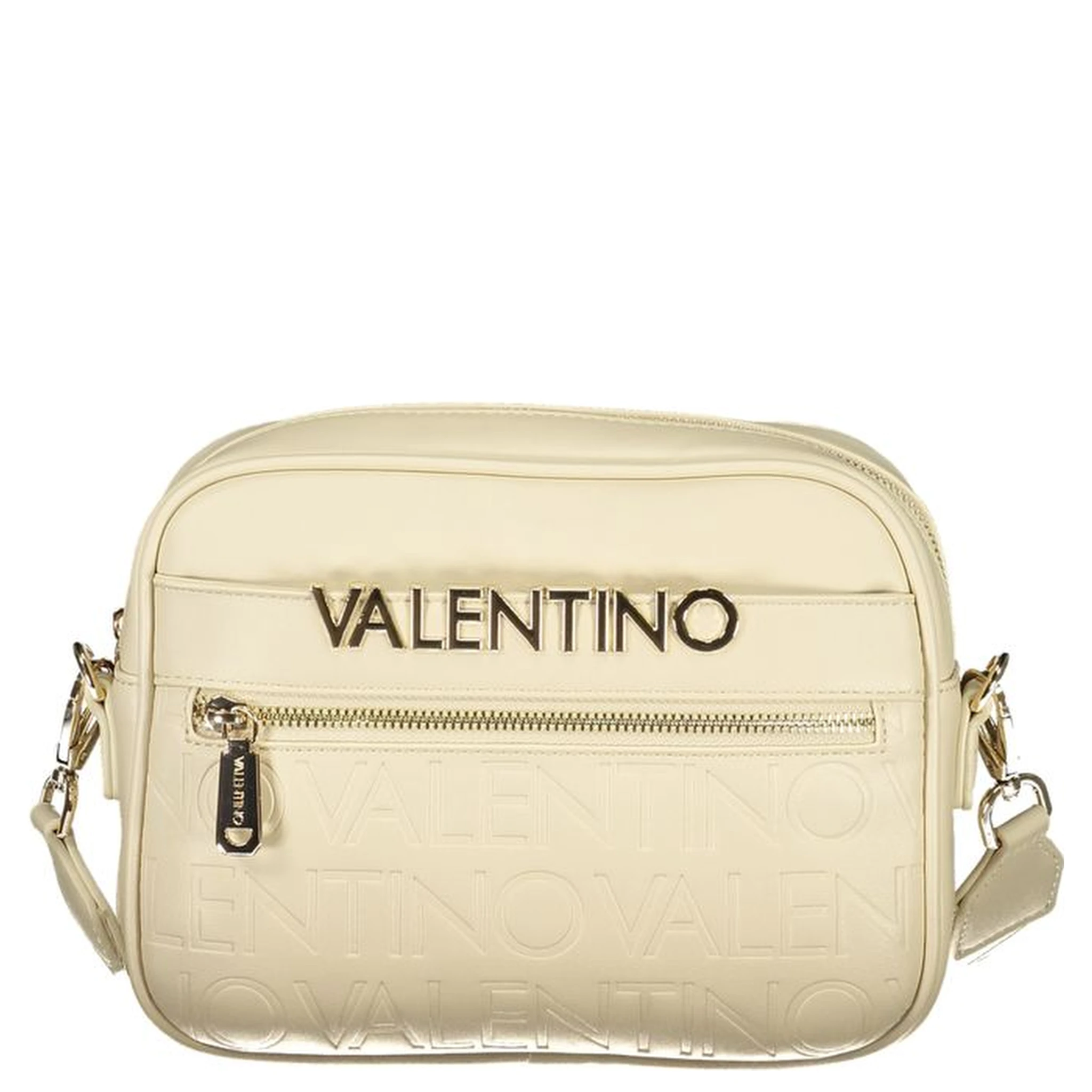 Beige Polyurethane Women's Bag