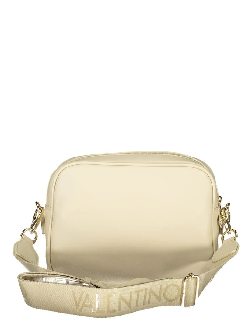 Beige Polyurethane Women's Bag